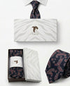 Azure Paisley Necktie