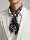 Noir paisley Bandana/Pocket-Square