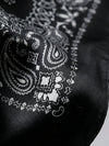 Noir paisley Bandana/Pocket-Square