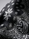 Noir paisley Bandana/Pocket-Square