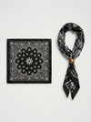Noir paisley Bandana/Pocket-Square